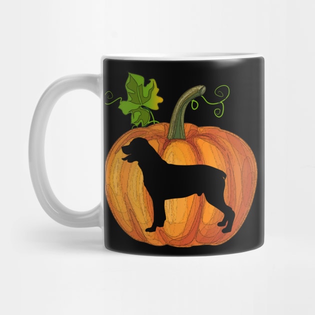 Rottweiler in pumpkin by Flavie Kertzmann